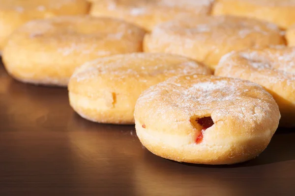 Group of cinnamon donuts  — Stok Foto